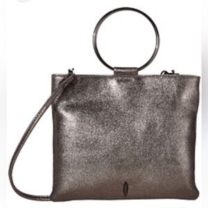 THACKER Le Pouch Crossbody Metallic Silver Women's Bag